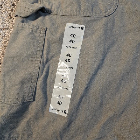 CARHARTT Rugged Flex Relaxed Fit Canvas Cargo Shorts Mens Size 40 New 8.5" - Picture 3 of 4